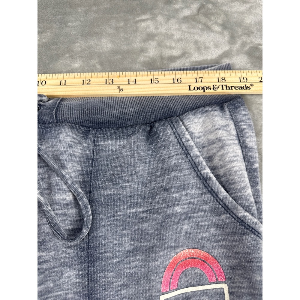 Lucky Lotus Namaste Joggers Blue Space Dye Yoga Sweatpants XL - Picture 3 of 7